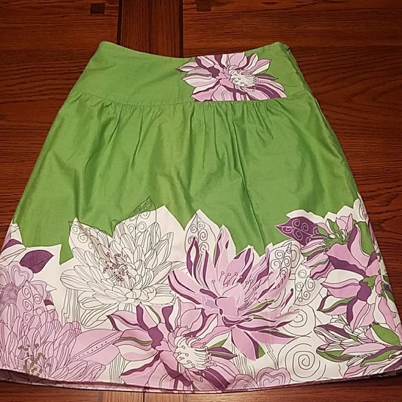 LOFT Dresses & Skirts - LOFT Cotton Floral Skirt